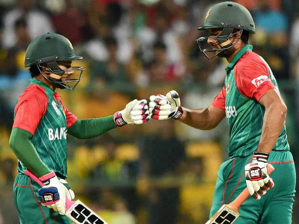 Mushfiqur Rahim and Mahmudullah
Bangladesh.