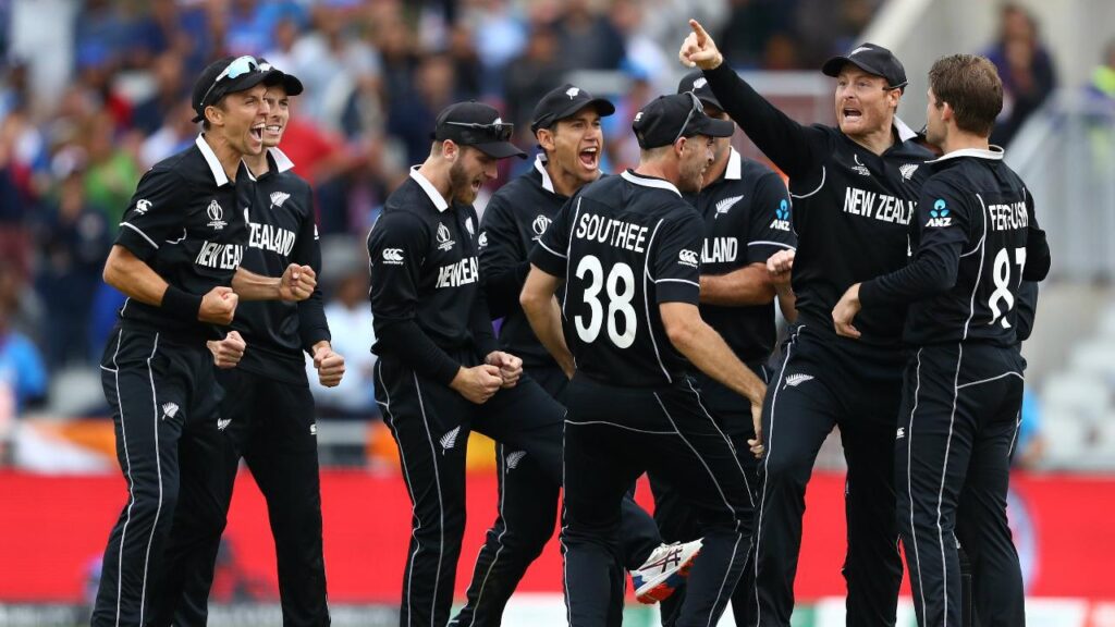 Team New Zealand celebrating