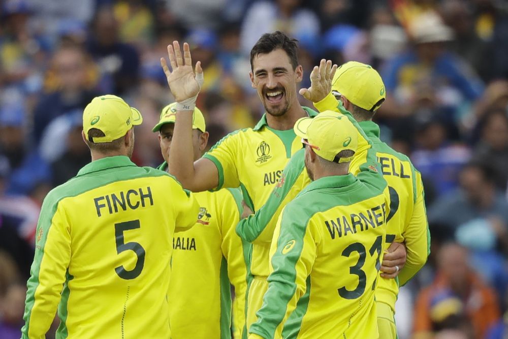 Team Australia celebrating.