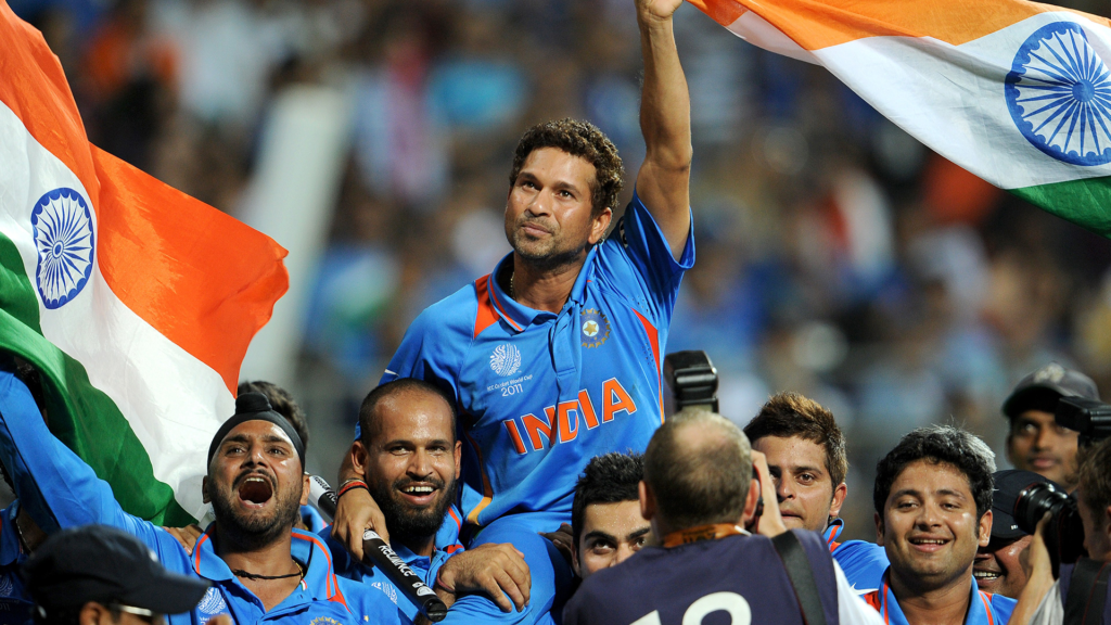 Sachin Tendulkar- God of cricket.